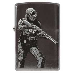 Zippo Tactical Police - Brushed Chrome