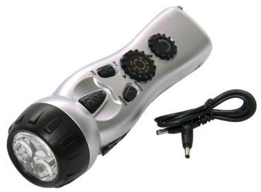 Dynamo Flashlight with Am/Fm Radio